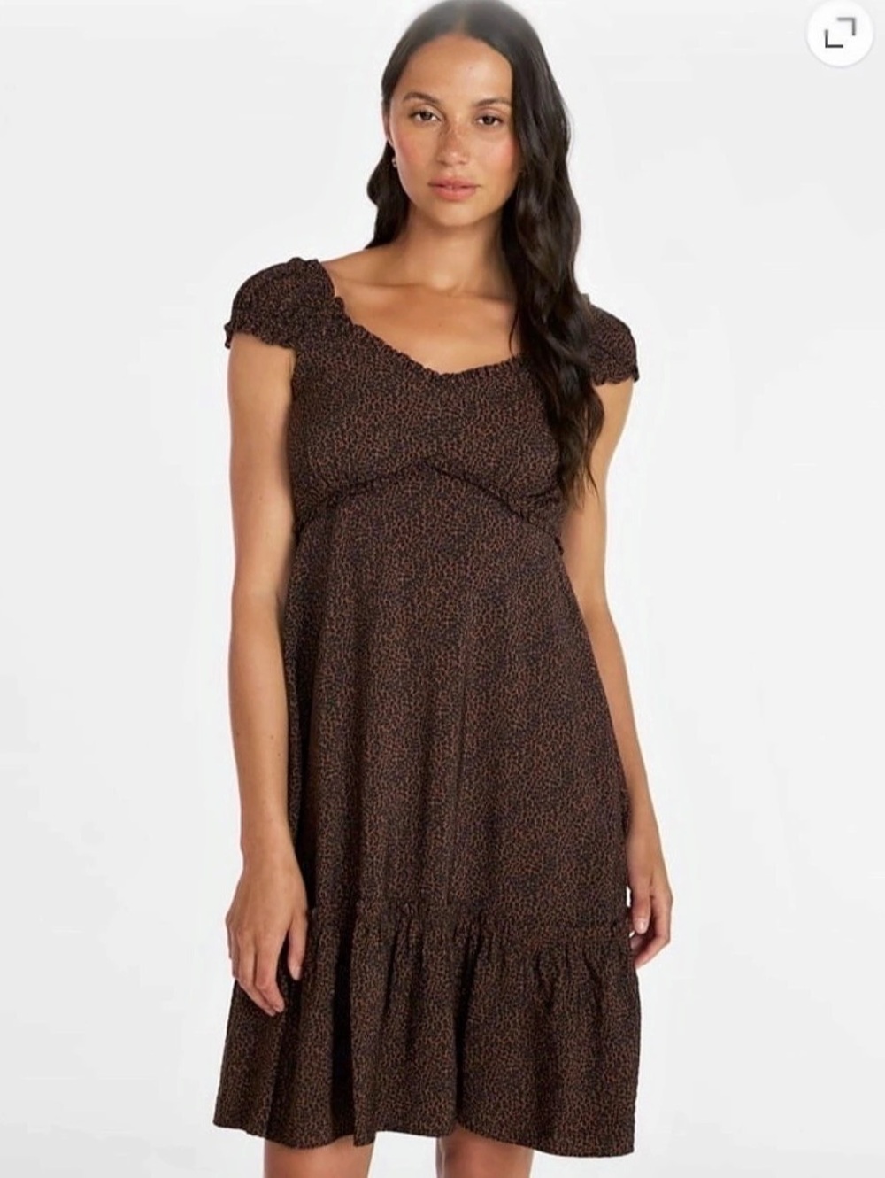 Plus size Animal Print Empire Mini Dress size XXL.